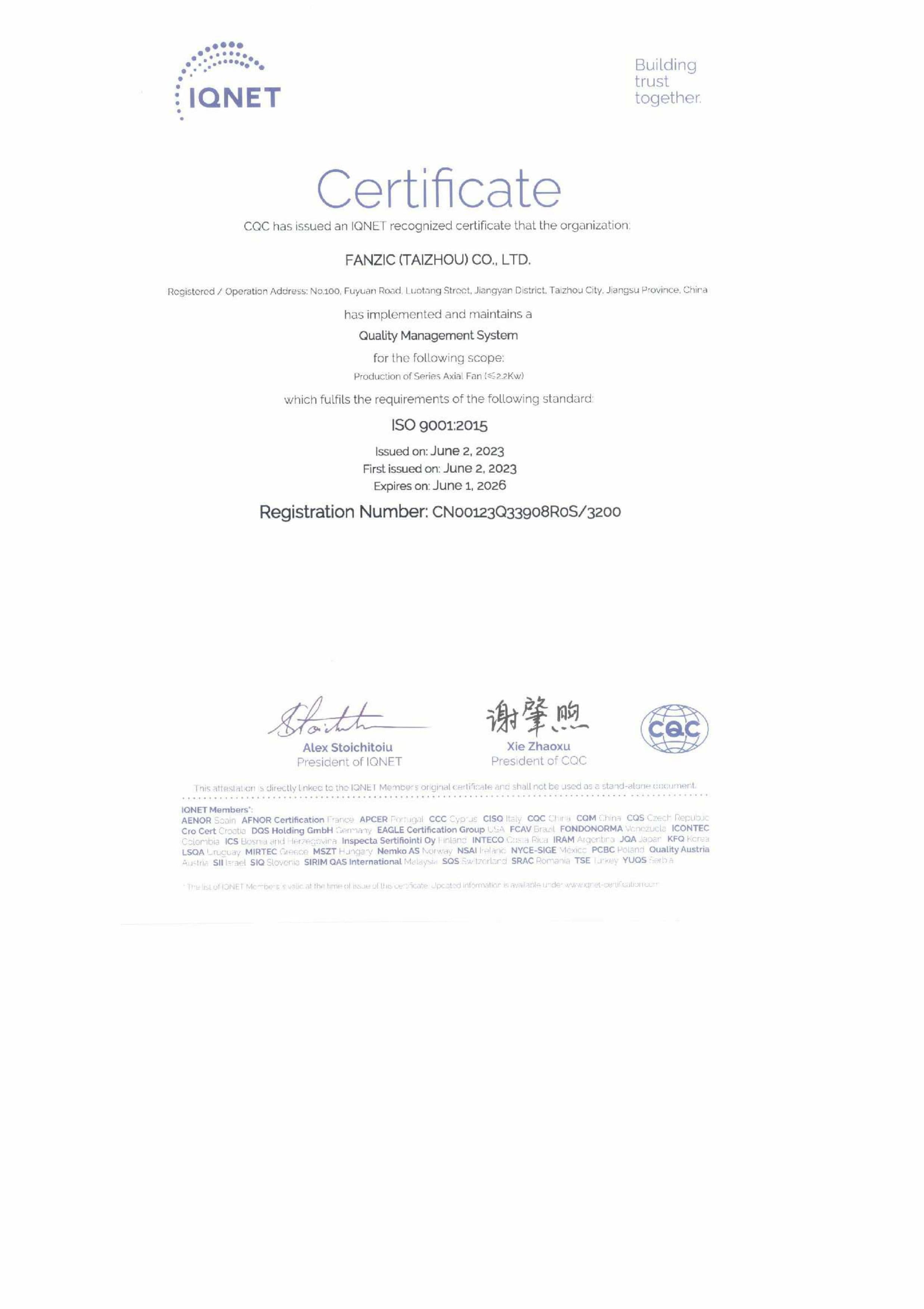 Quality Management System